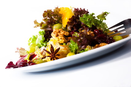 Herbstsalat mit Apfel