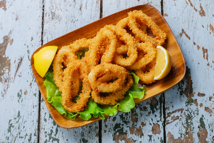 Frittierte Calamari