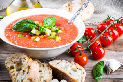 Gazpacho - kalte spanische Gemüsesuppe