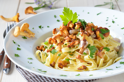 Pasta mit Pfifferlingen und Salbei