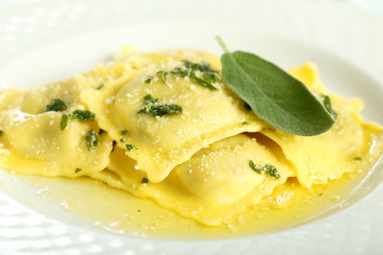 Ravioli mit Mangold