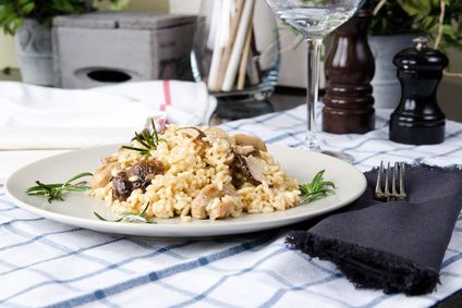 Risotto mit Birne und Maronen