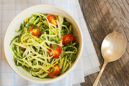 Zucchini-Nudeln mit Dukkah